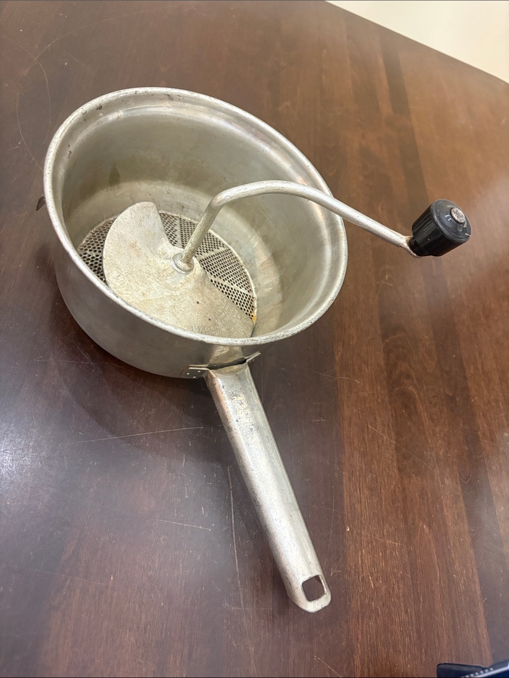 Vintage Foley Food Mill 7" Inch 2 Qt. No.# 101 Ricer Strainer Masher Kitchenware